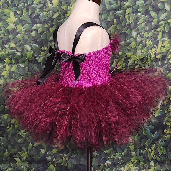 BLACK FRIDAY SALE Toddler Animal Print Tutu Dress & Hair Clip Sz.12 Mo. - 2T NWT - Picture 6 of 16